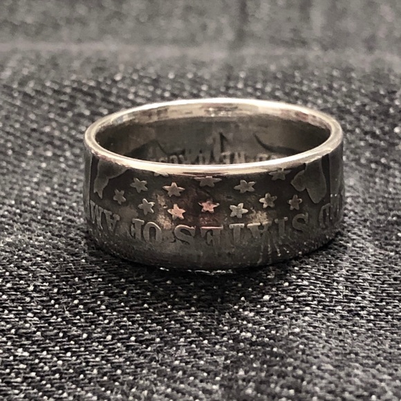 Handmade states quarter coin rings unisex. - Picture 6 of 8